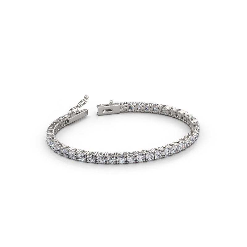 Image of Tennis bracelet Shirley 3.7 lab diamond 585 White gold Lab grown diamond 8.20 crt
