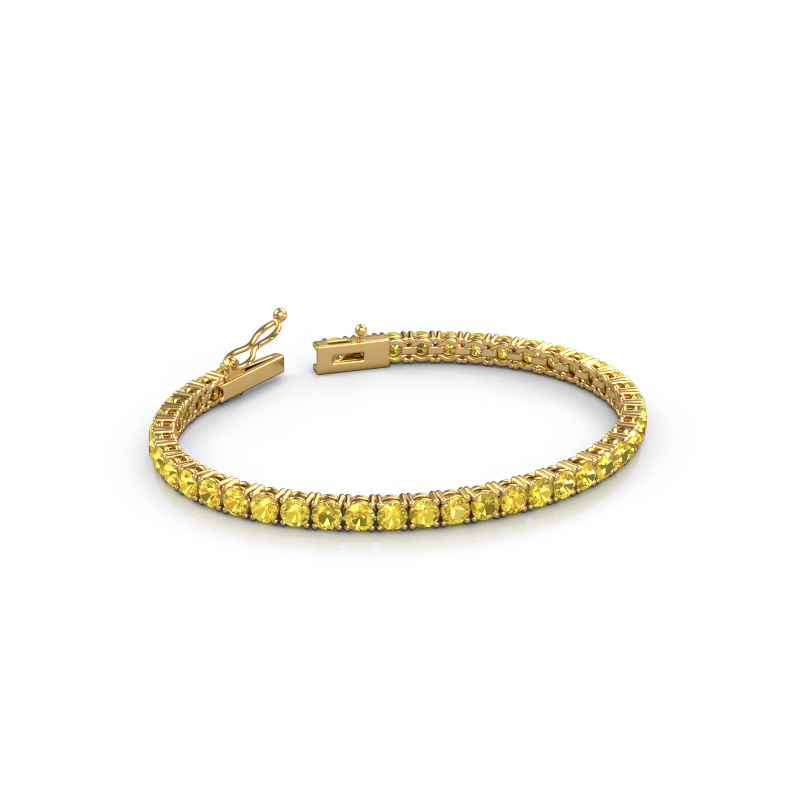 Bild von Tennisarmband Shirley 3.7 ±17 cm 585 Gold Gelb Saphir 3.7 mm