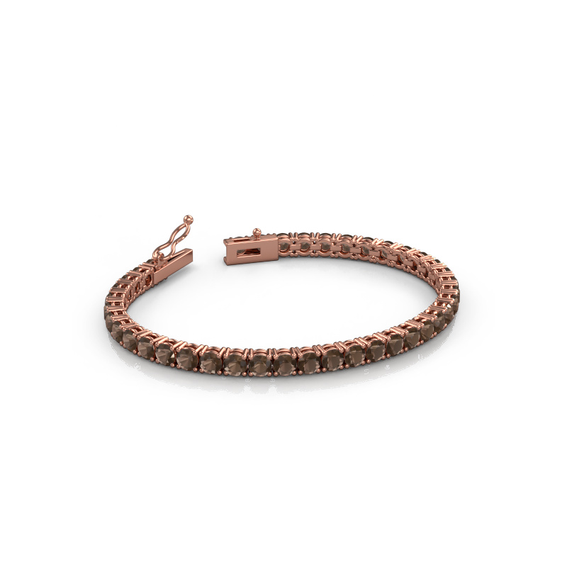 Bild von Tennisarmband Shirley 4.0 ±17 cm 585 Roségold Rauchquarz 4 mm