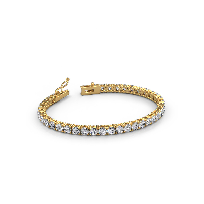 Image of Tennis bracelet Shirley 4.0 lab diamond 585 Gold Lab grown diamond 9.50 crt
