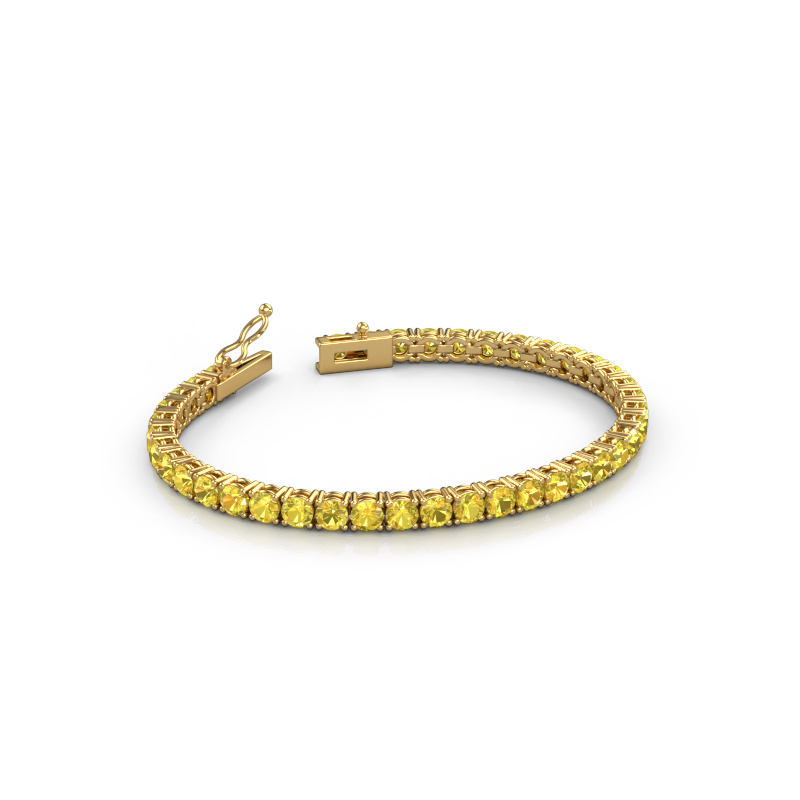 Bild von Tennisarmband Shirley 4.0 ±17 cm 585 Gold Gelb Saphir 4 mm