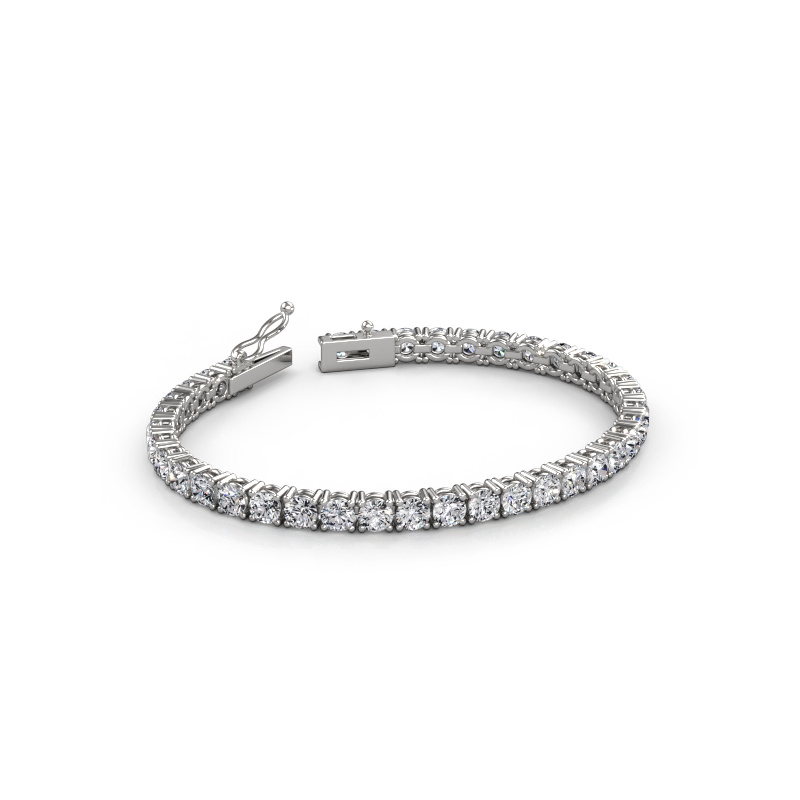 Image of Tennis bracelet Shirley 4.2 lab diamond 585 White gold Lab-grown diamond 11.10 crt