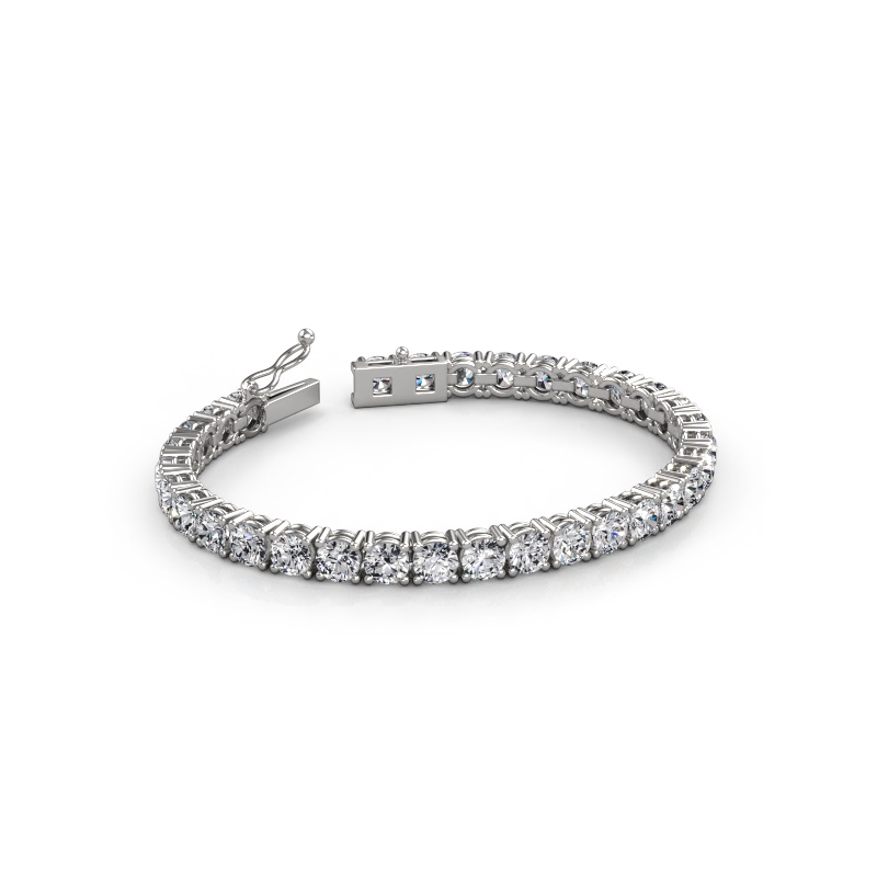 Image of Tennis bracelet Shirley 5.0 lab diamond 585 White gold Lab-grown diamond 15.50 crt