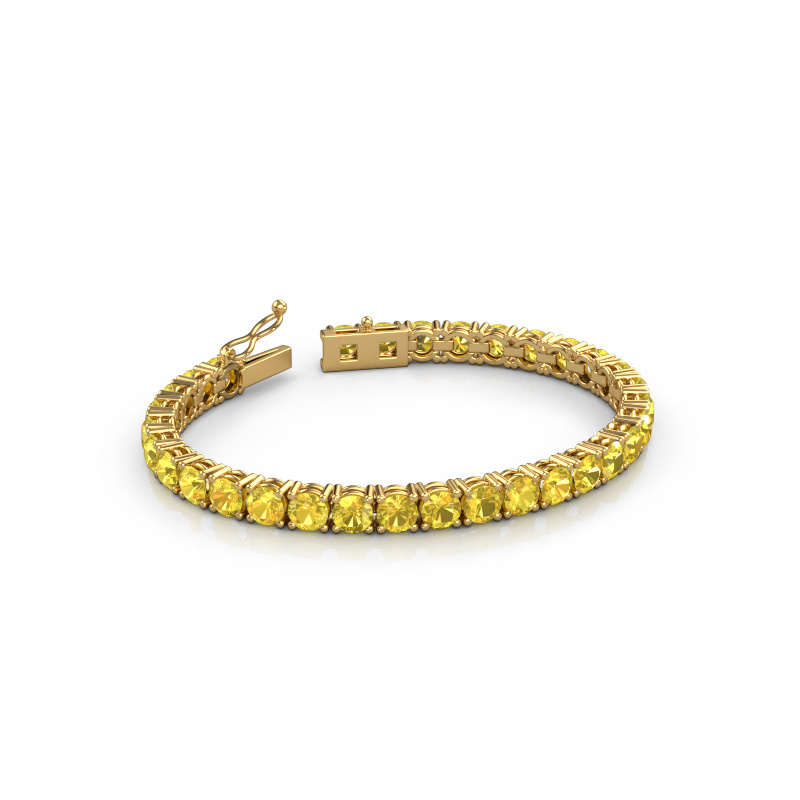Bild von Tennisarmband Shirley 5.0 ±17 cm 585 Gold Gelb Saphir 5 mm