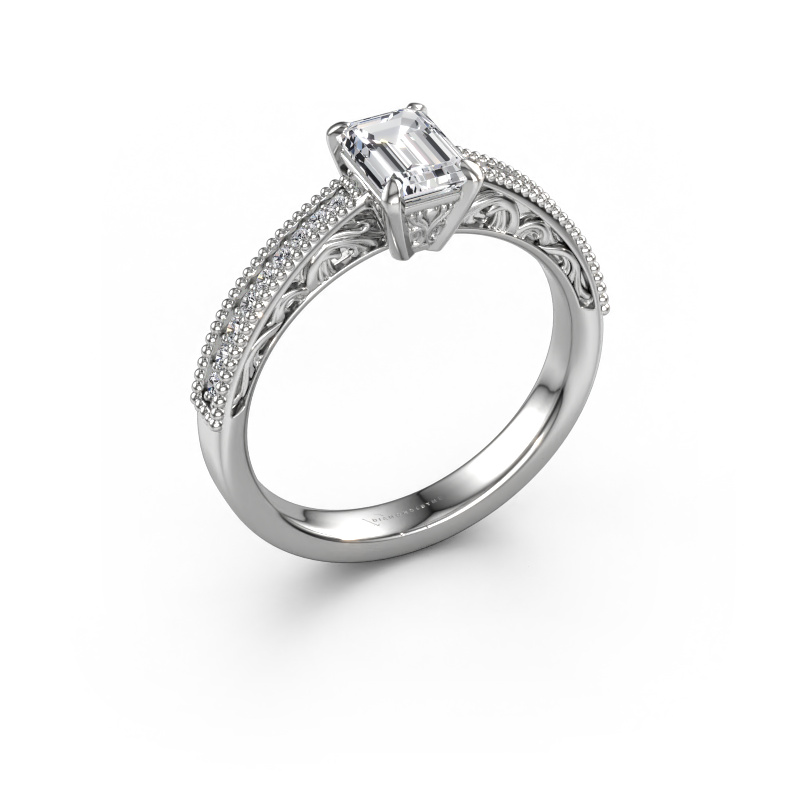 Afbeelding van Verlovingsring Shonta EME 585 witgoud Diamant 0.834 crt