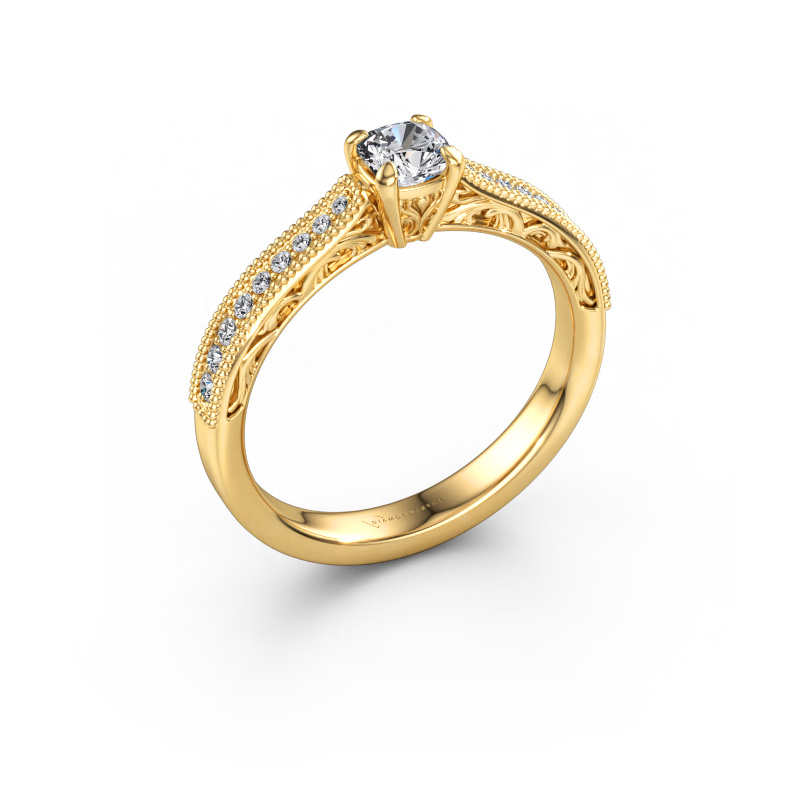 Image of Engagement ring Shonta CUS 585 gold Diamond 0.464 crt
