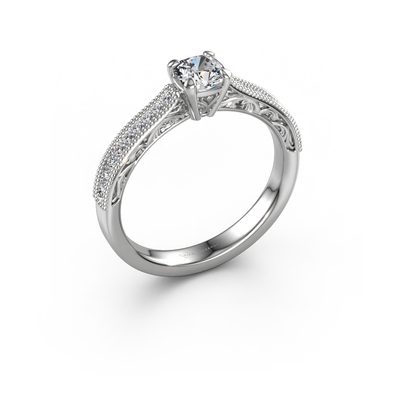 Bild von Verlobungsring Shonta CUS 950 Platin Diamant 0.634 crt