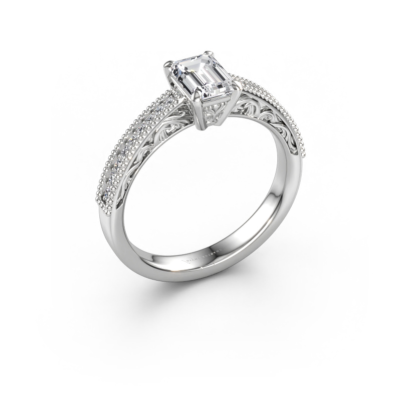 Bild av Förlovningsring Shonta RAD 585 vitt guld Diamant 0.884 crt