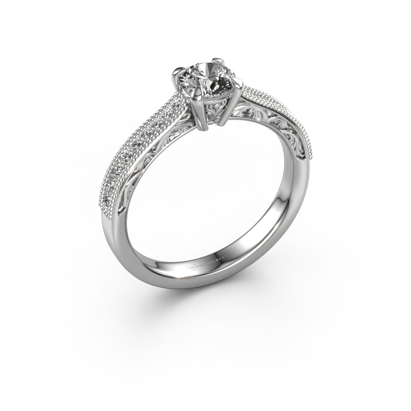 Bild von Verlobungsring Shonta RND 950 Platin Diamant 0.634 crt