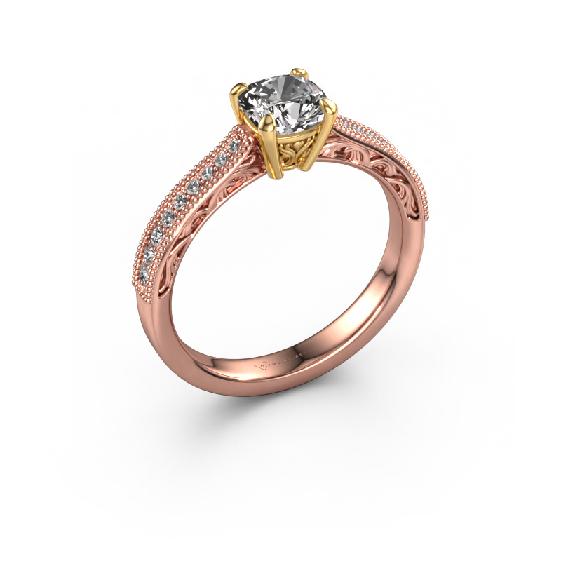 Bild von Verlobungsring Shonta CUS 585 Roségold Diamant 1.134 crt