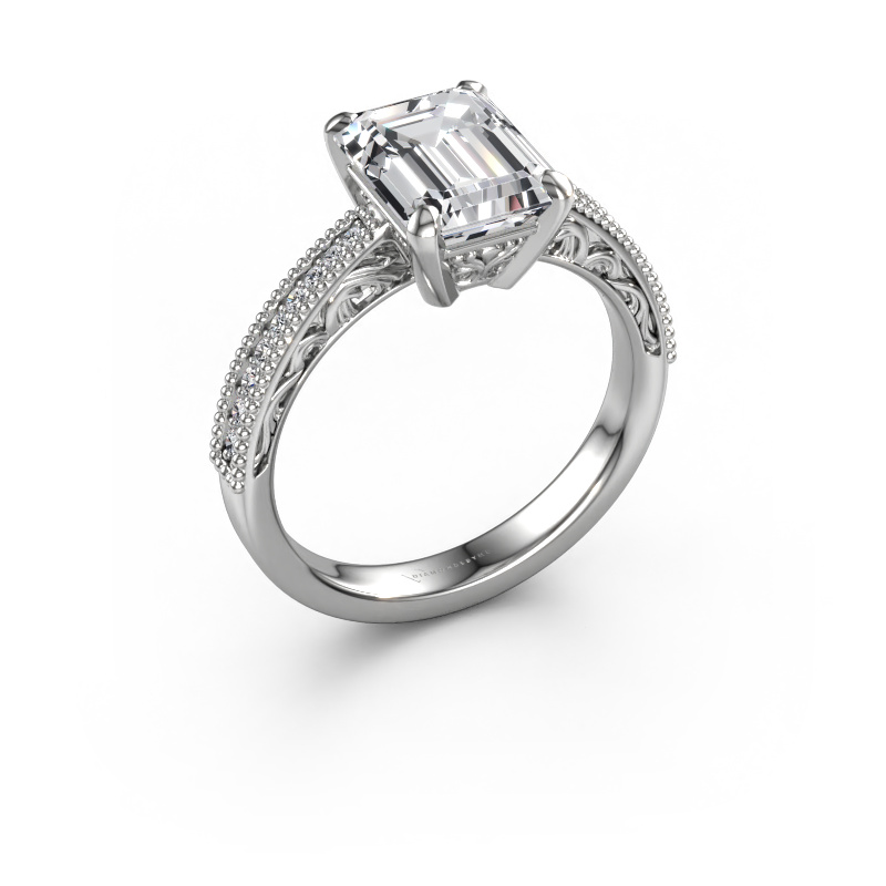 Bild von Verlobungsring Shonta EME 585 Weißgold Lab-grown Diamant 2.634 crt
