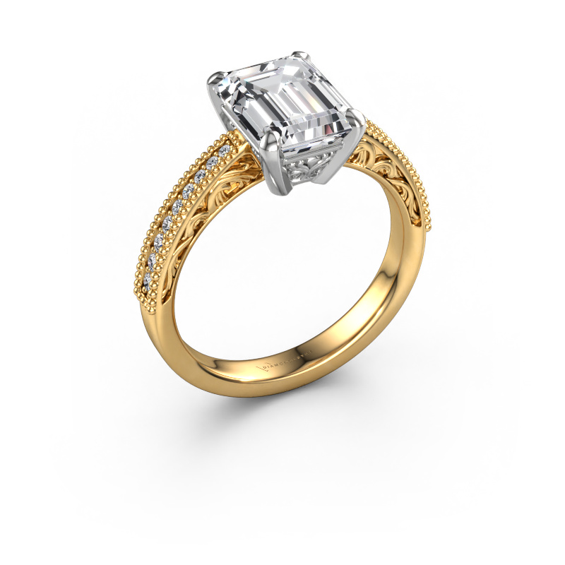 Image of Engagement ring Shonta EME 585 gold Diamond 2.634 crt