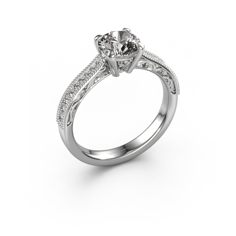 Image of Engagement ring Shonta RND 950 platinum Diamond 1.134 crt
