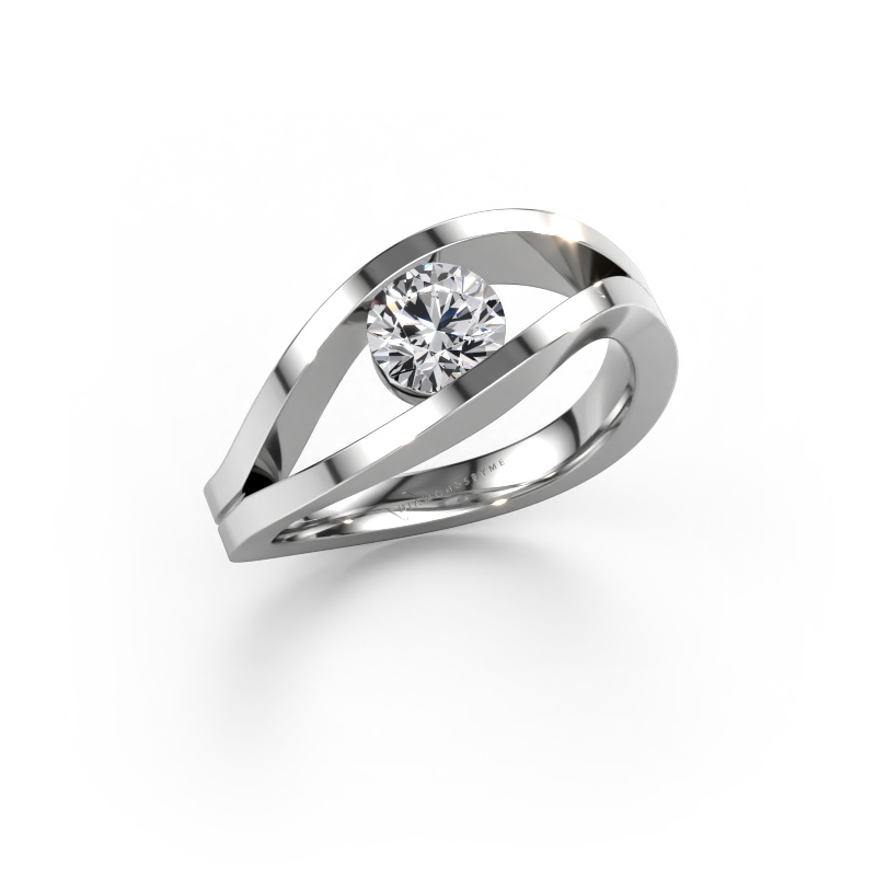Bild von Verlobungsring Sigrid 1 950 Platin Lab-grown Diamant 0.70 crt