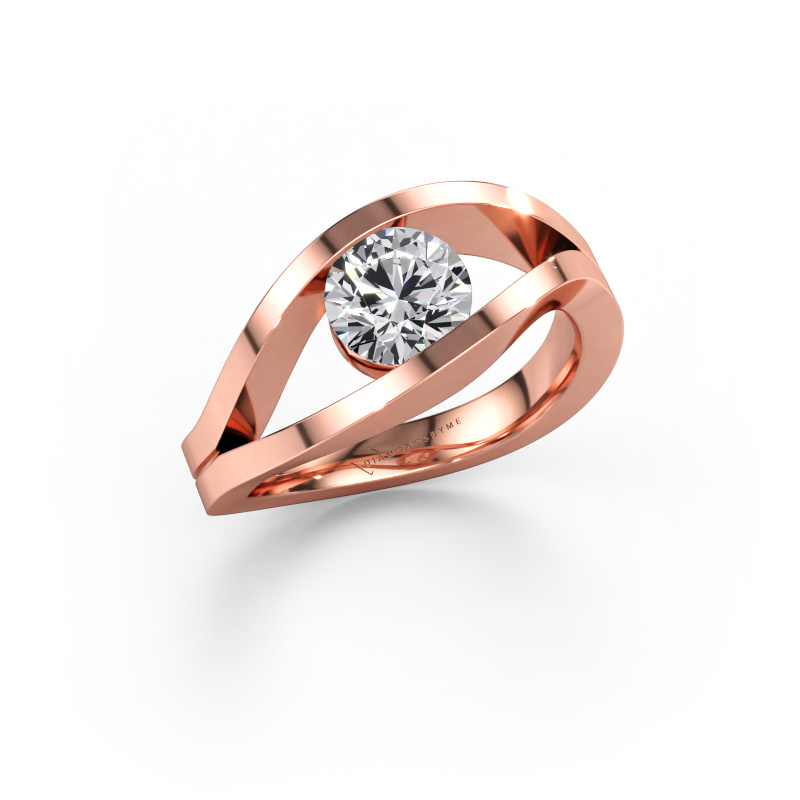 Immagine di Anello Sigrid 1 585 oro rosa Diamante lab grown 1.00 crt