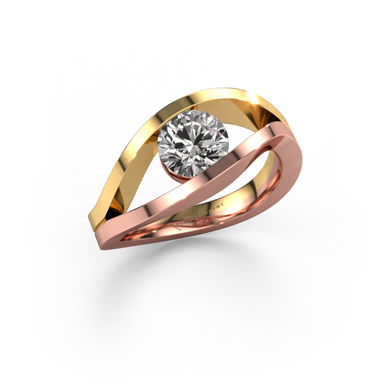 Image of Ring Sigrid 1 585 rose gold Diamond 1.00 crt