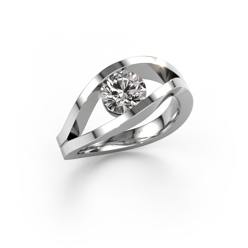 Image of Engagement ring Sigrid 1 950 platinum Diamond 1.00 crt