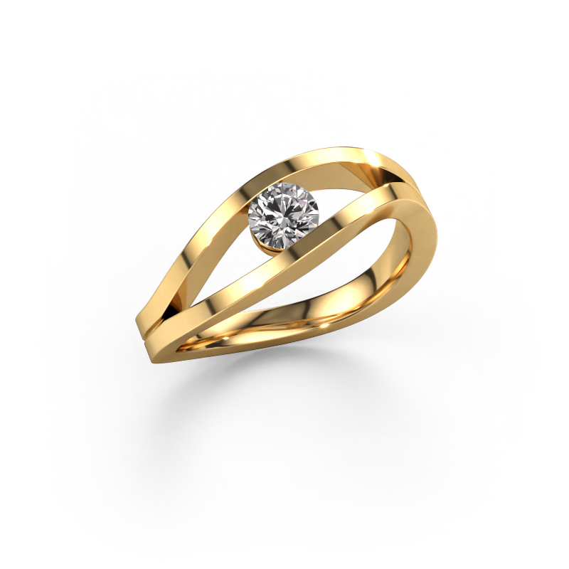 Image of Ring Sigrid 1 585 gold Diamond 0.30 crt