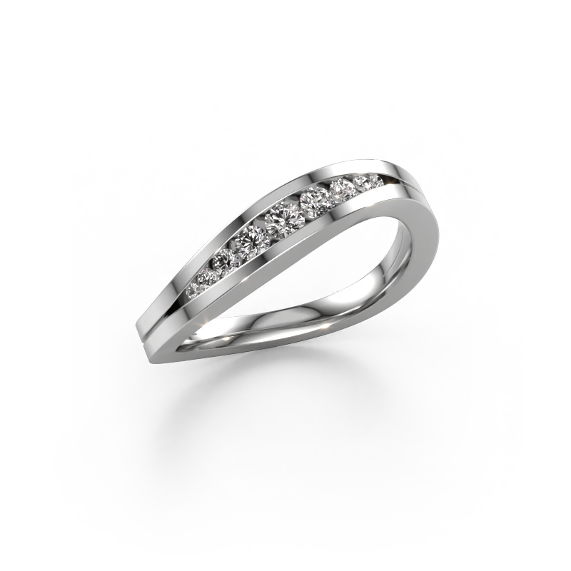 Image of Ring Sigrid 2 585 white gold Diamond 0.228 crt