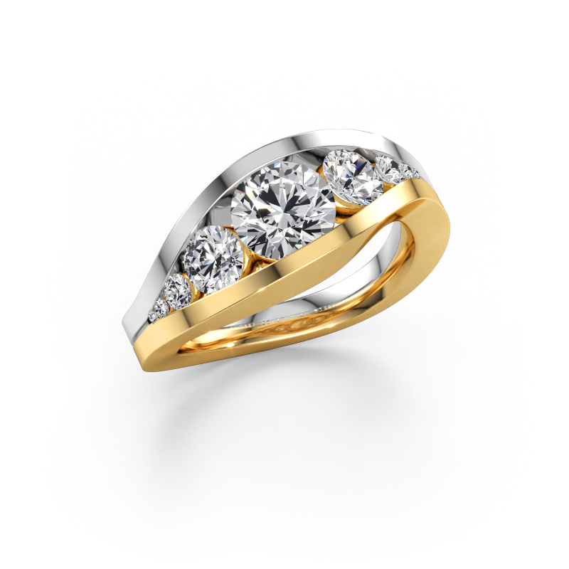 Immagine di Anello Sigrid 2 585 oro Diamante lab grown 1.799 crt