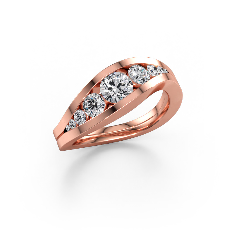 Bild av Ring Sigrid 2 585 roséguld Diamant 1.02 crt