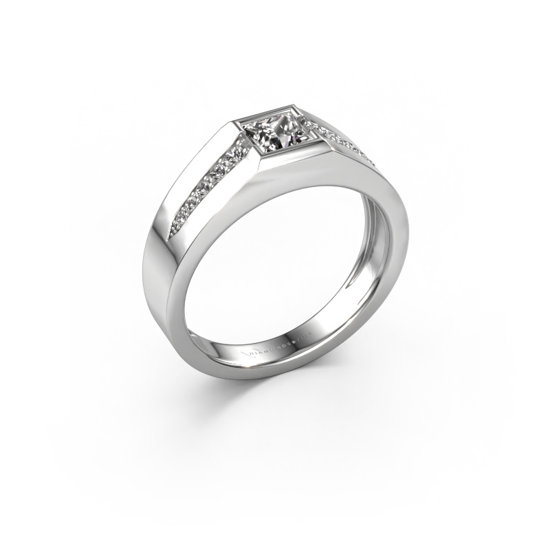 Bild von Pinky Ring Simon 585 Weißgold Lab-grown Diamant 0.661 crt