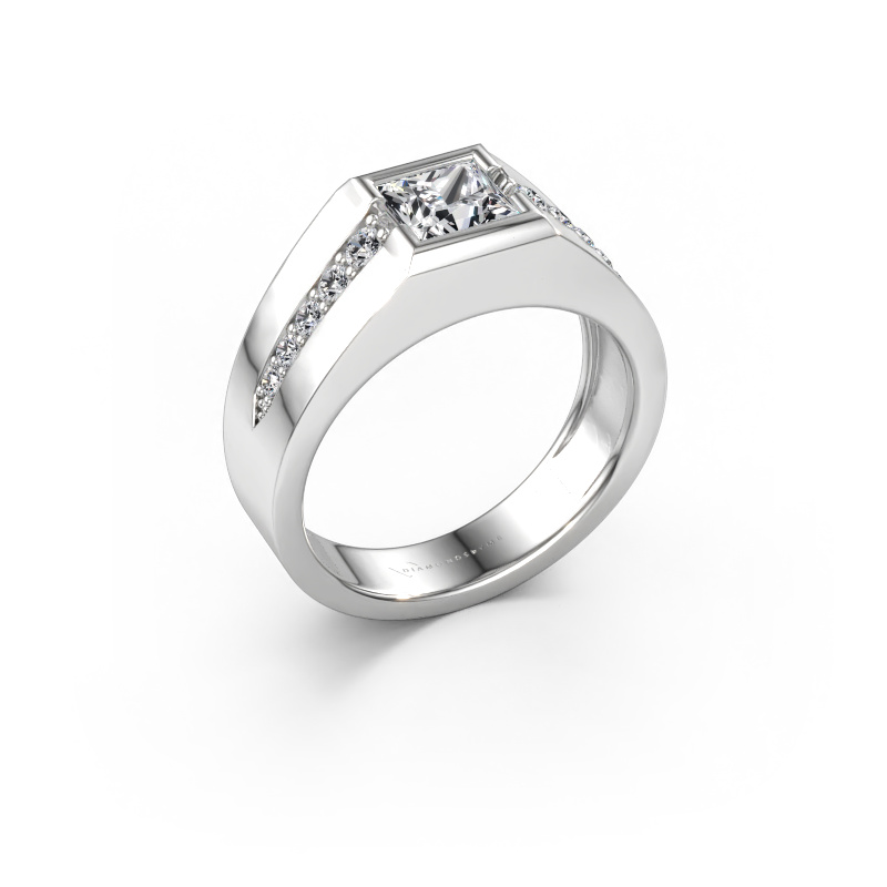 Bild av Lillfingerring Simon 950 platina Labbodlad diamant 1.282 crt