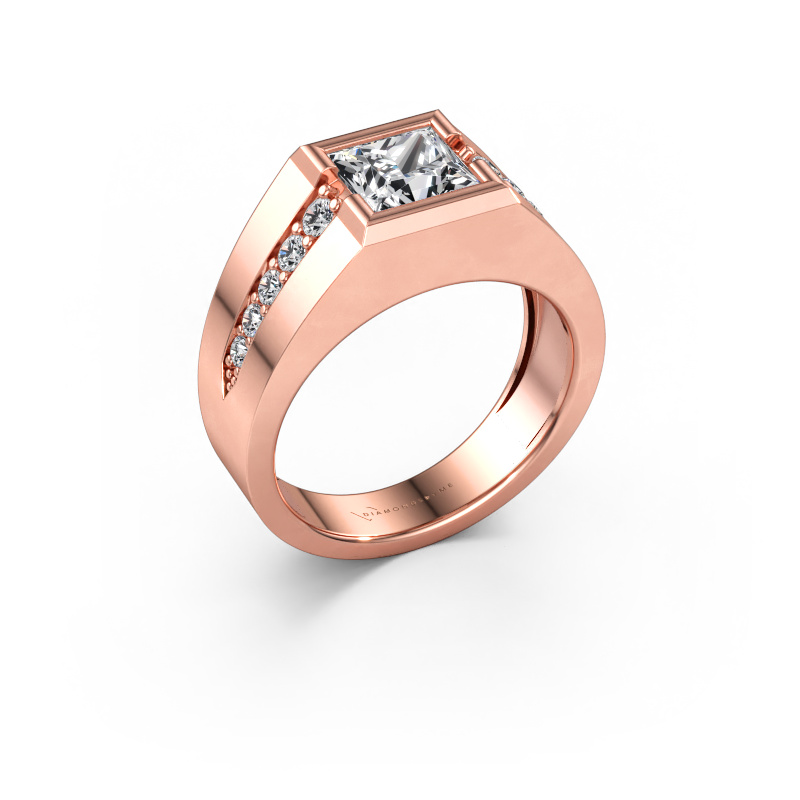 Bild av Lillfingerring Simon 585 roséguld Labbodlad diamant 2.066 crt