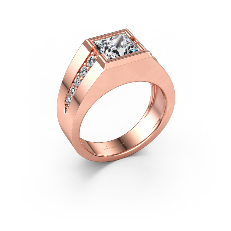 Bild av Lillfingerring Simon 585 roséguld Labbodlad diamant 2.450 crt