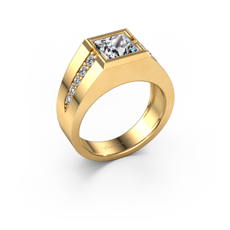 Image of Pinky ring Simon 585 gold Diamond 2.450 crt