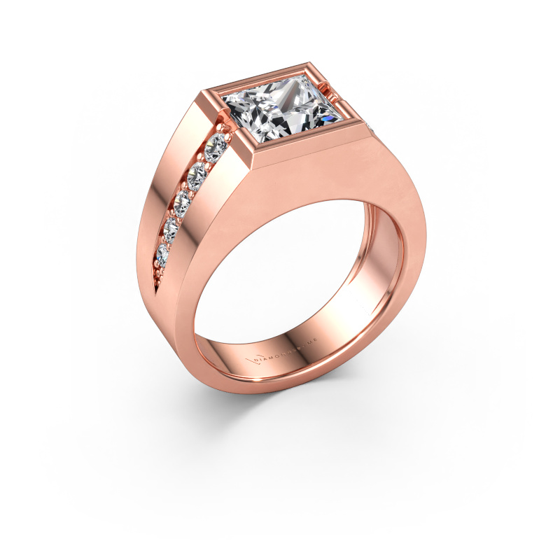 Bild av Lillfingerring Simon 585 roséguld Labbodlad diamant 3.05 crt