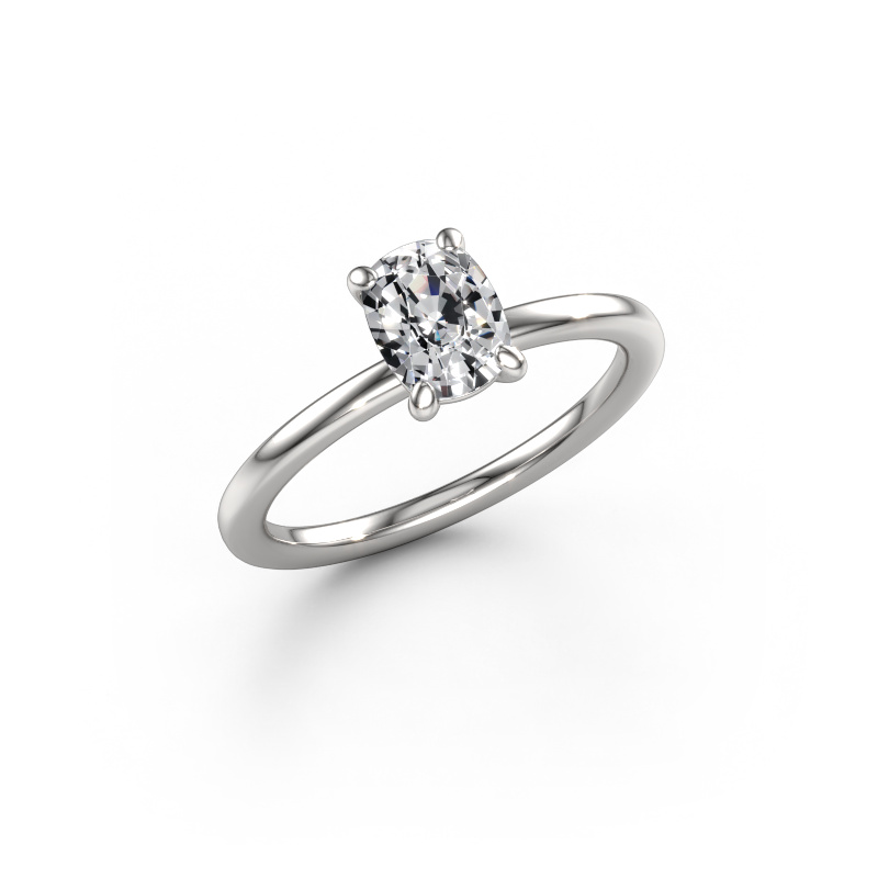 Image of Engagement ring Simone CSH 1 585 white gold Lab grown diamond 1.00 crt