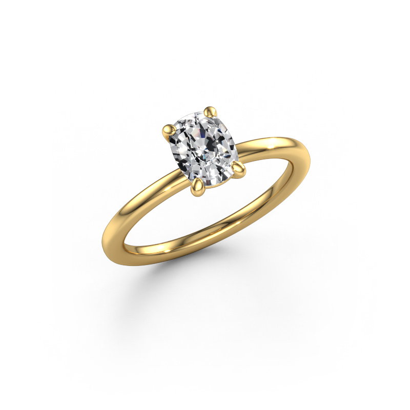 Image de Bague de fiançailles Simone CSH 1 585 or jaune Diamant synthétique 1.00 crt