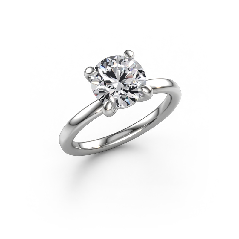 Bild von Verlobungsring Simone RND 1 585 Weißgold Diamant 2.00 crt
