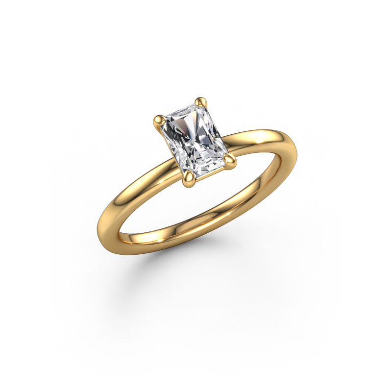 Image of Engagement ring Simone RAD 1 585 gold Lab grown diamond 0.75 crt
