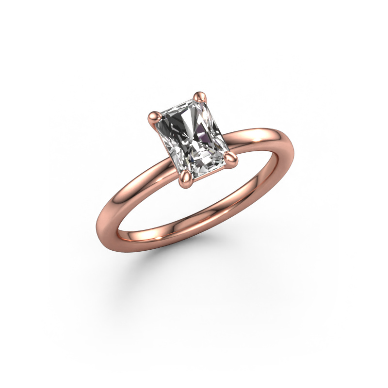 Bild von Verlobungsring Simone RAD 1 585 Roségold Lab-grown Diamant 1.00 crt