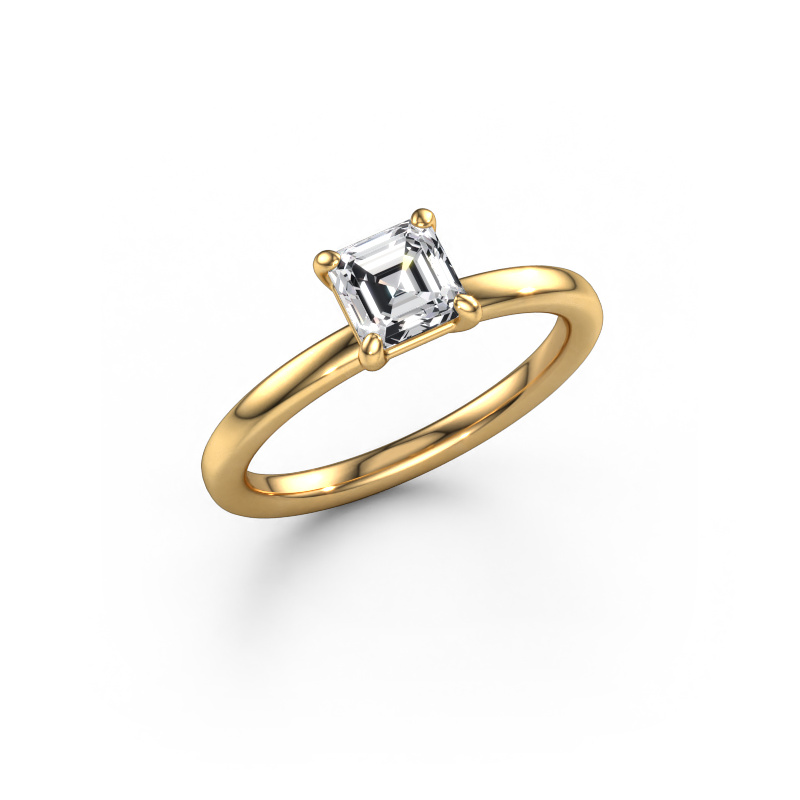 Image of Engagement ring Simone ASC 1 585 gold Lab grown diamond 0.75 crt