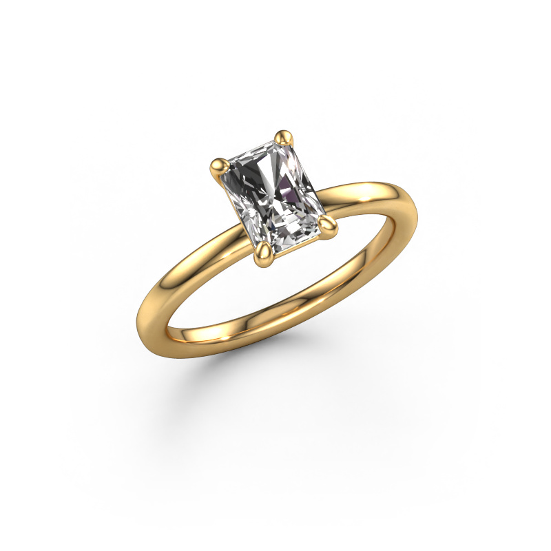 Bild von Verlobungsring Simone RAD 1 585 Gold Lab-grown Diamant 1.00 crt