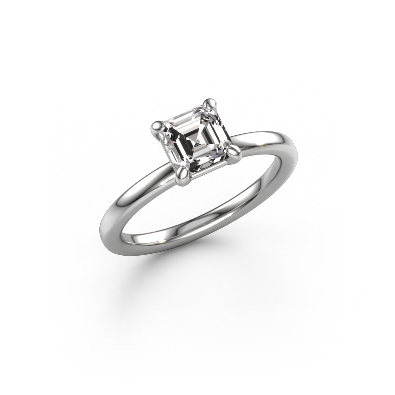 Image of Engagement ring Simone ASC 1 585 white gold Diamond 1.00 crt
