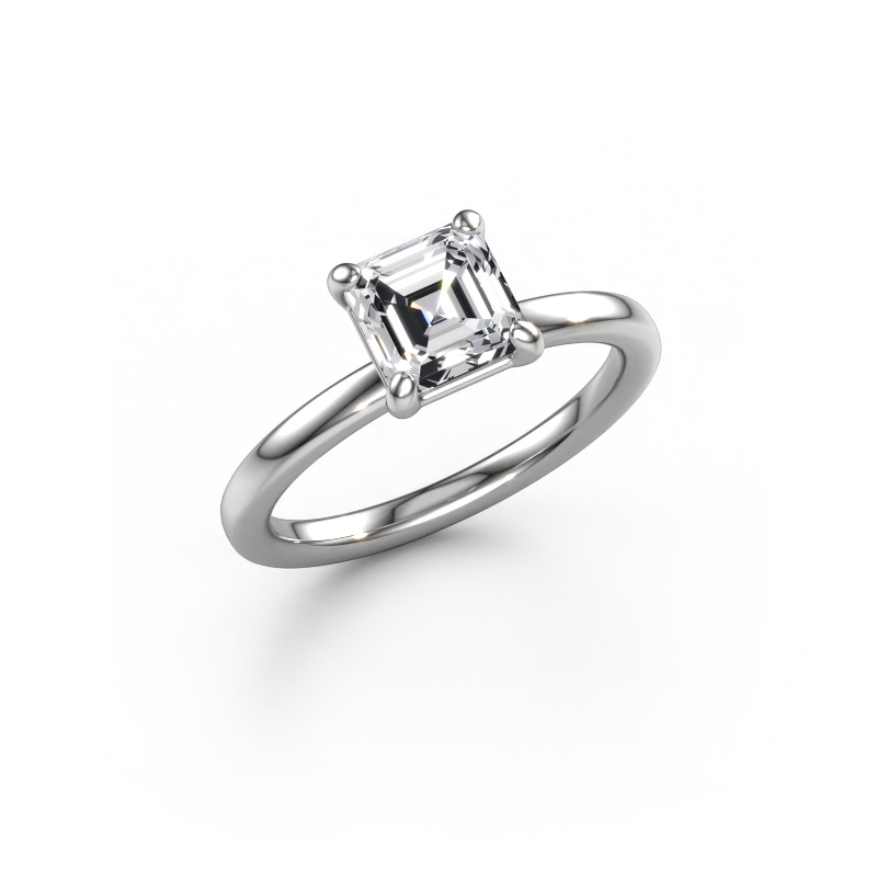 Bild von Verlobungsring Simone ASC 1 950 Platin Lab-grown Diamant 1.25 crt
