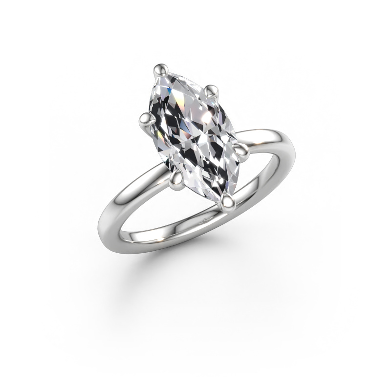 Immagine di Anello di fidanzamento Simone MRQ 1 585 oro bianco Diamante 2.50 crt