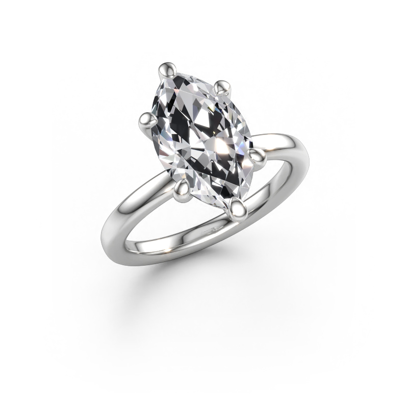 Immagine di Anello di fidanzamento Simone MRQ 1 950 platino Diamante 3.00 crt