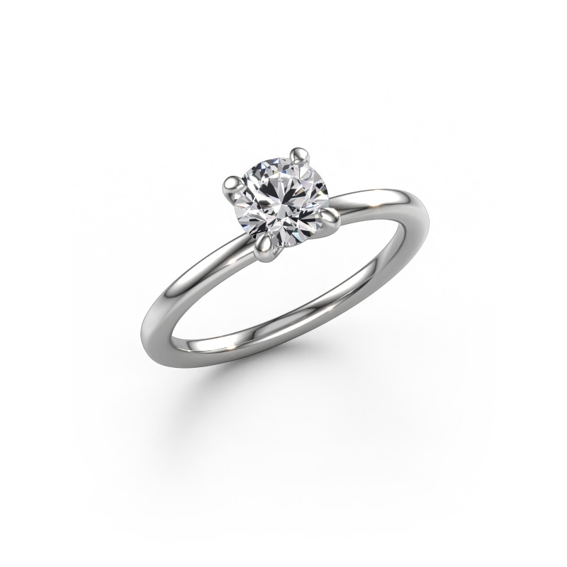 Bild von Verlobungsring Simone RND 1 950 Platin Diamant 0.70 crt