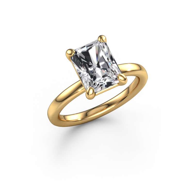 Image of Engagement ring Simone RAD 1 585 gold Diamond 2.50 crt