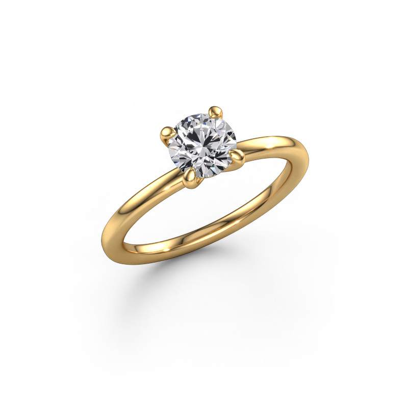 Image of Engagement ring Simone RND 1 585 gold Lab grown diamond 0.70 crt