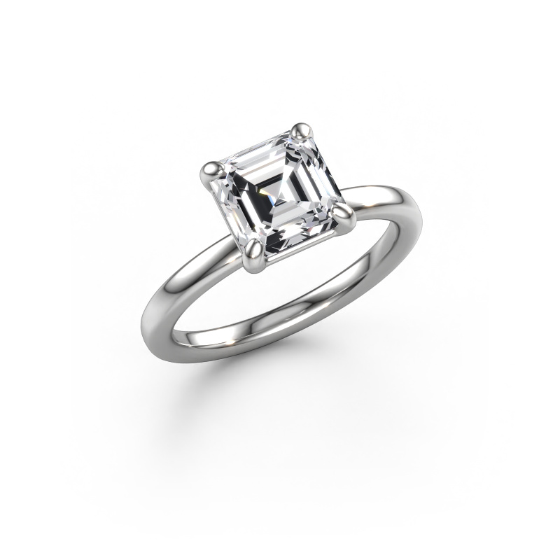 Bild von Verlobungsring Simone ASC 1 585 Weißgold Diamant 2.00 crt
