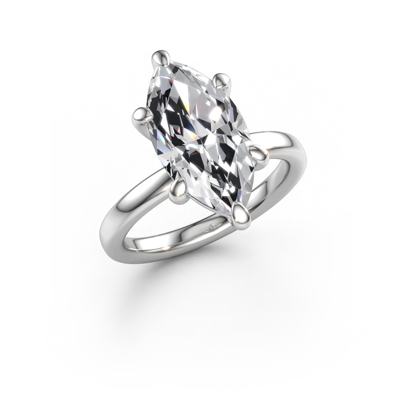 Bild av Förlovningsring Simone MRQ 1 950 platina Labbodlad diamant 3.86 crt