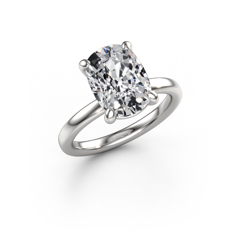 Image of Engagement ring Simone CSH 1 585 white gold Lab-grown diamond 4.00 crt