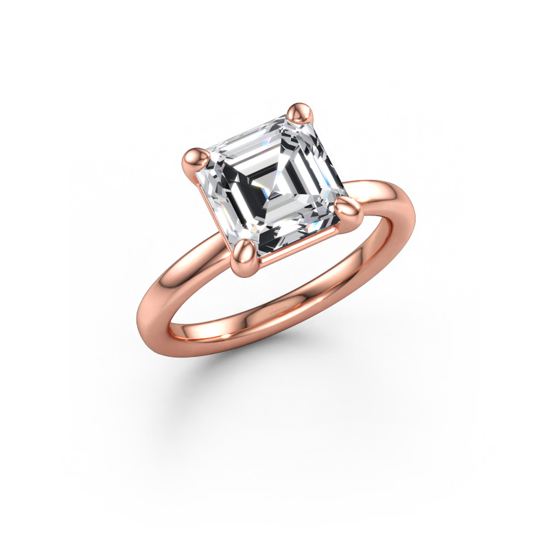 Bild av Förlovningsring Simone ASC 1 585 roséguld Labbodlad diamant 3.00 crt
