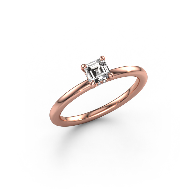 Bild von Verlobungsring Simone ASC 2 585 Roségold Diamant 0.382 crt